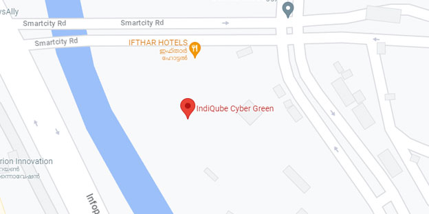 IndiQube Cyber Green Map