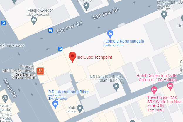 IndiQube Techpoint Map